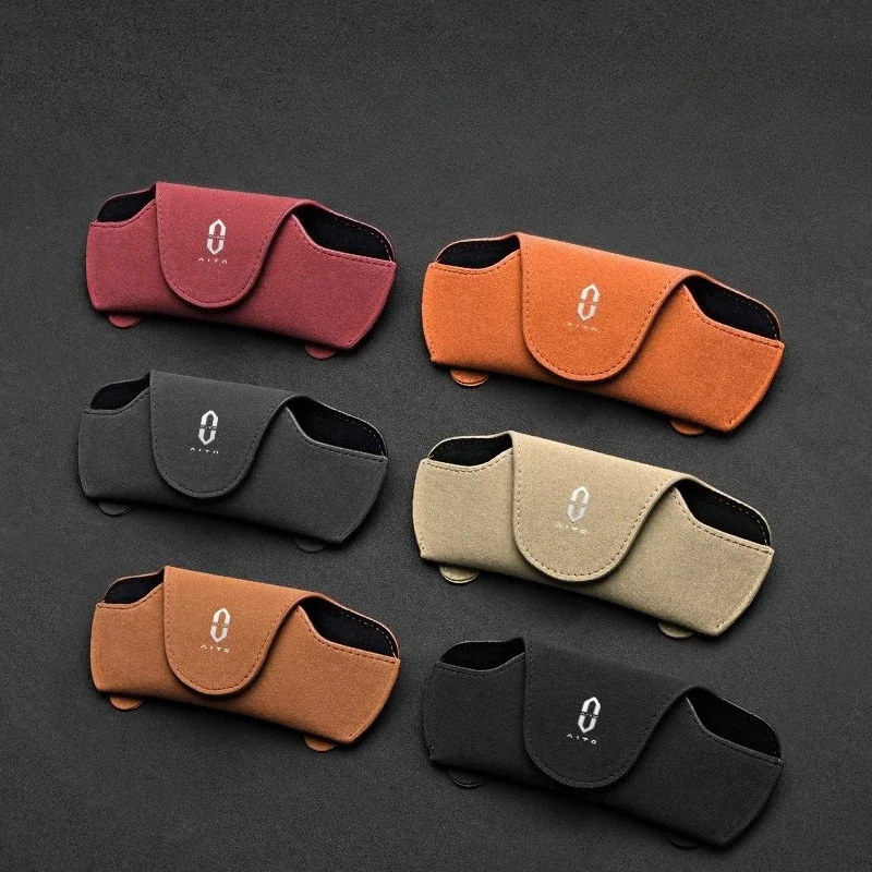 Para SERES estuche de almacenamiento para gafas de coche AiTO Ask The World M7 M5 M9 visera gafas de sol Clip suministros de Interior de coche estuche para gafas Bmw F07