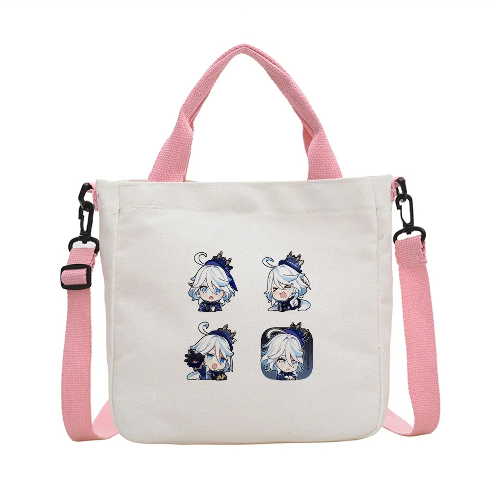 Genshin Impact Furina tote bag sac cabas einkaufstasche shopping canvas  shopper femme