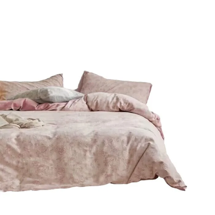 

Solid color, jacquard, cotton, four-piece set, relief, pure cotton, soft, Nordic