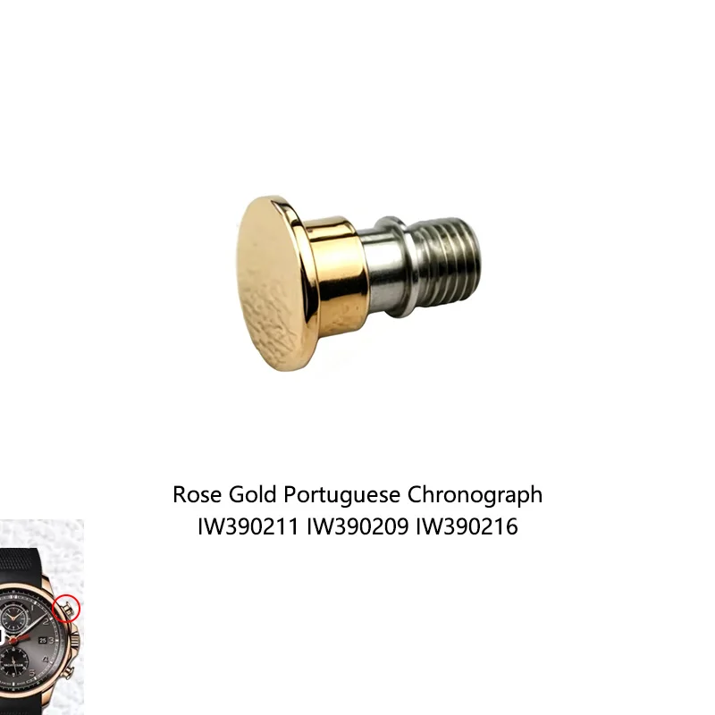 For IWC Portofino IW391 IW3902 IW3777 IW3789 Watch Replacement Parts Accessories Pusher Chronograph Button