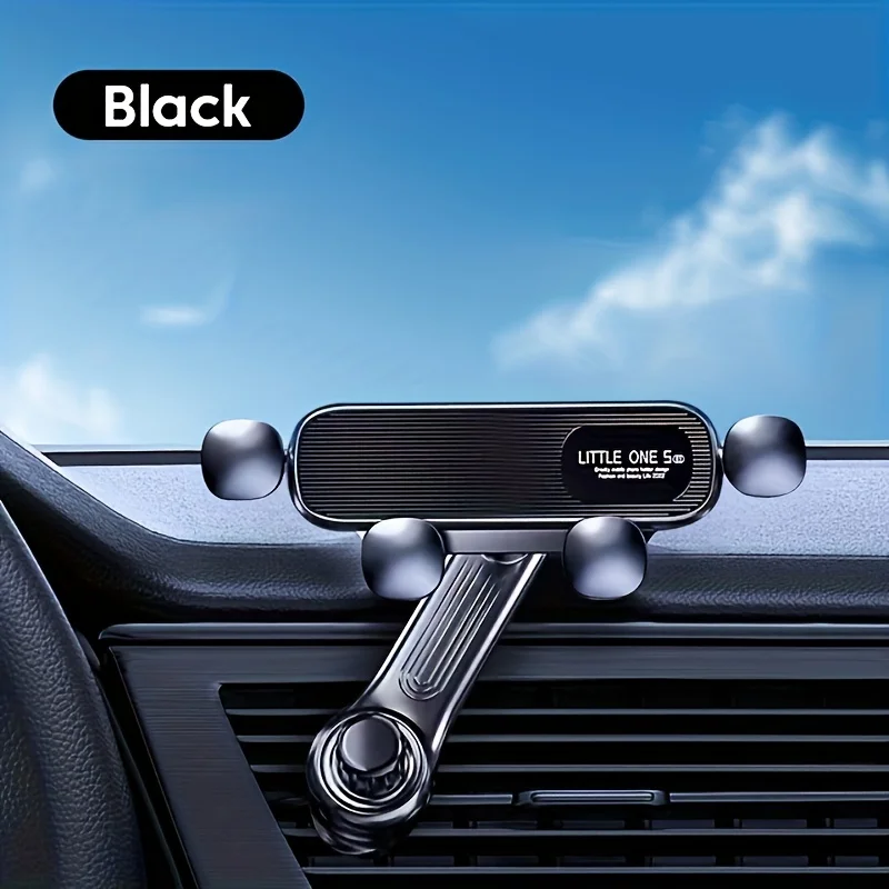 New Gravity Car Phone Holder - Strong Air Vent Clip Mount for Secure Holding, Adjustable Mobile Cell Stand for Hands-Free