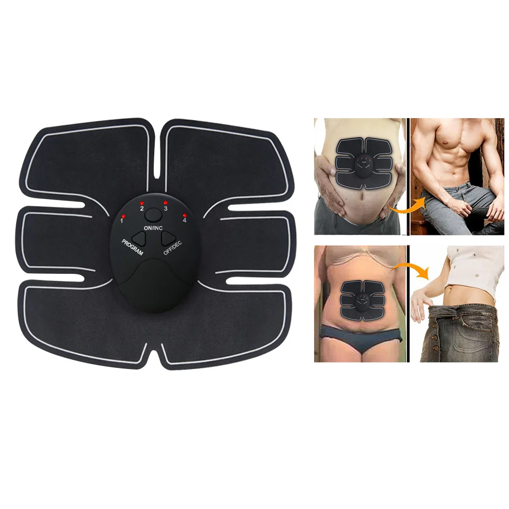 Electric EMS Muscle Stimulator Fitness Body Toner Slimming Body Massager Wireless Trainer Abdominal ABS Stimulator Health Care