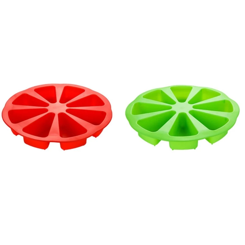 8 Cavity Pie Silicone Mold Scones Pans Silicone Baking Mold Nonstick Bread Pans DIY Baking Tool Easy to Clean Dropship