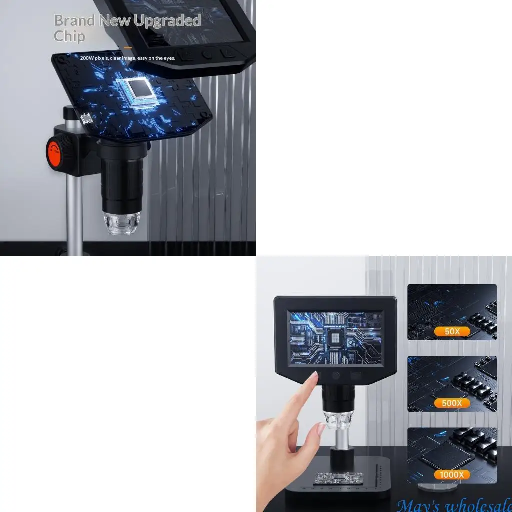 Digital Microscope 1000X High Resolution Imaging for Clear View 448A
