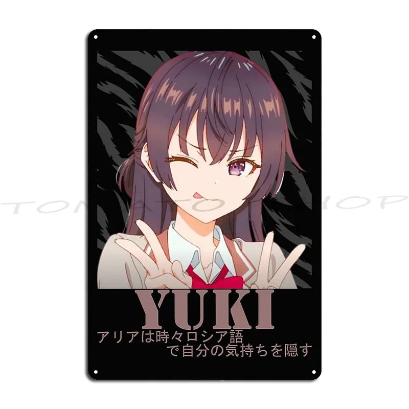 Ayanokoji Sakayanagi Arisu Ron Kamonohashi Deranged Detective Girl Metal Sign Cinema Garage Rusty Home Customize Tin Sign Poster