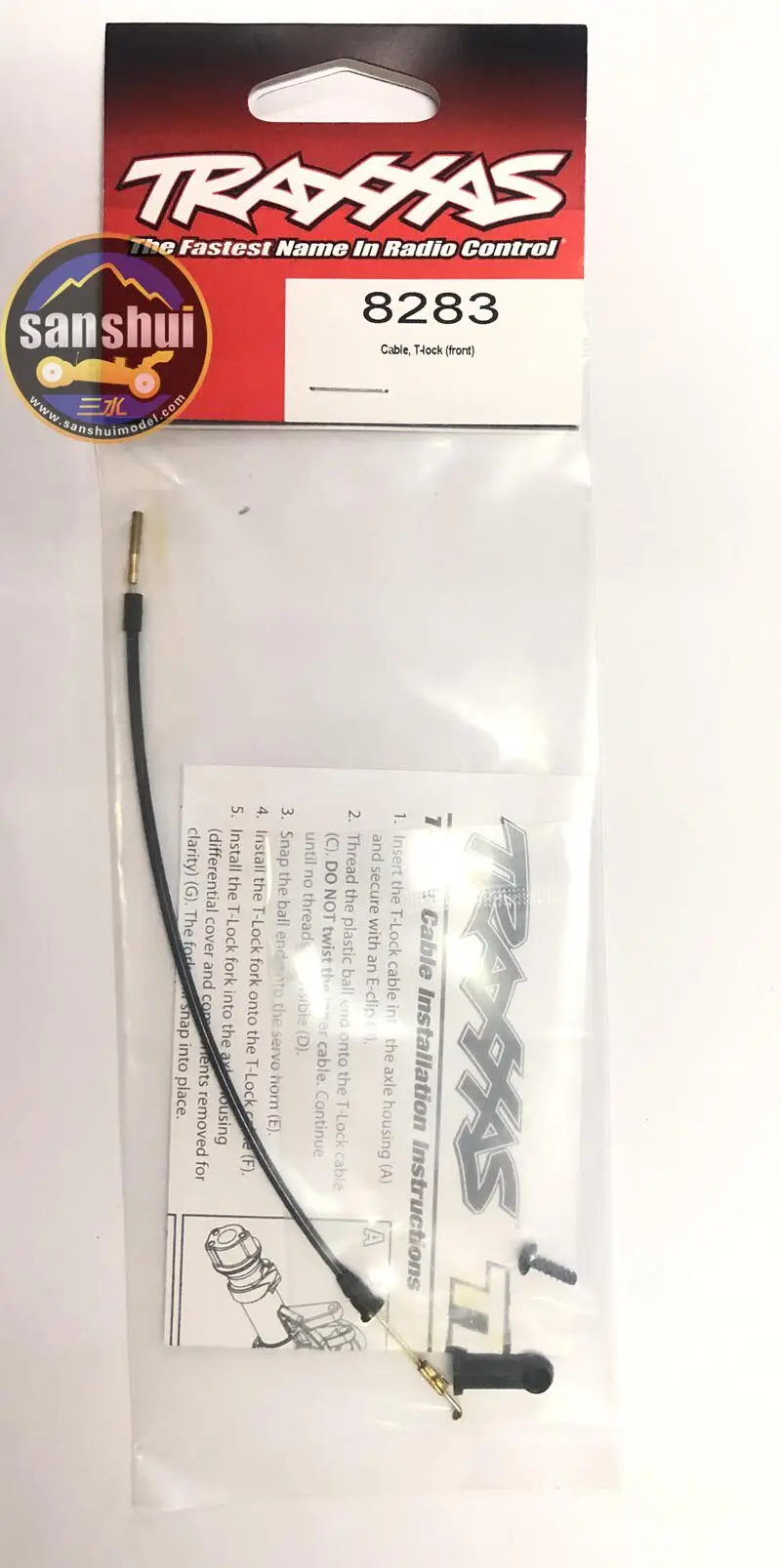 Front Rear Differential Lock Steel Cable Wire Line Replacement Parts for Traxxas TRX-4 TRX-6 #8283 8284 8841