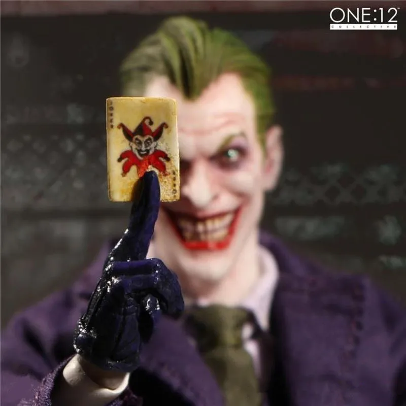 1:12 16 cm Dc Comics Joker Scale Gelenk-Actionfigur zum Sammeln, Modell, Superhelden-Desktop-Display, Geburtstagsgeschenk für Fans