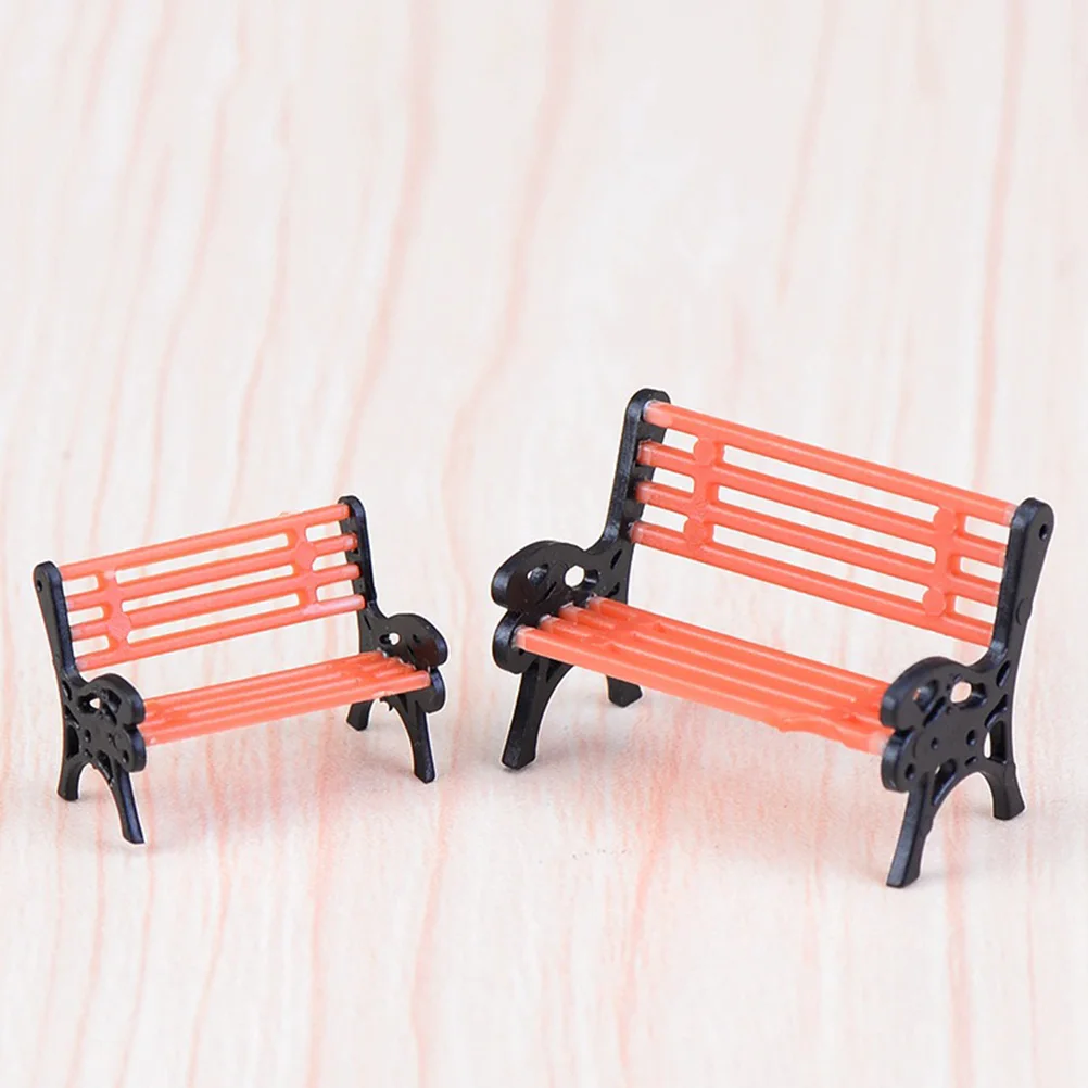 Miniature Garden Decor Artificial Chair Succulents PVC Realistic Shape Eco Friendly Mini Gardening Props Small Decorative