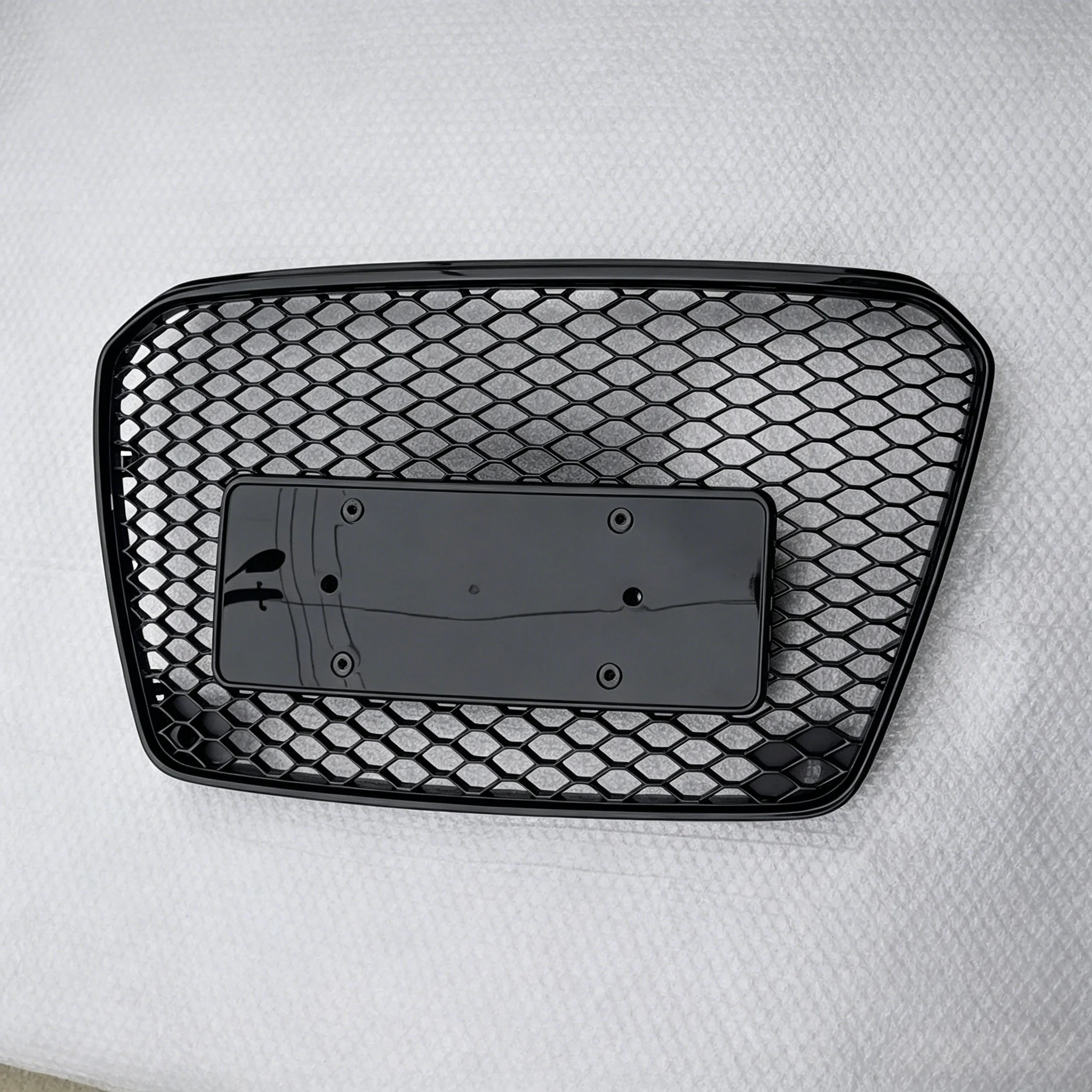 Dropshipping for audis A5 S5 2012-2016 RS5 Style Black Honeycomb Front Grille Auto Replacement Bumper Grill Upgrade Parts