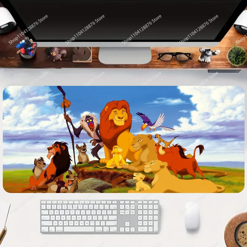 Cartoon The Lion King Simba Non-slip Mouse Pad Suitable For Office Computers Laptops E-sports Game Desk Mats XXL Keyboard