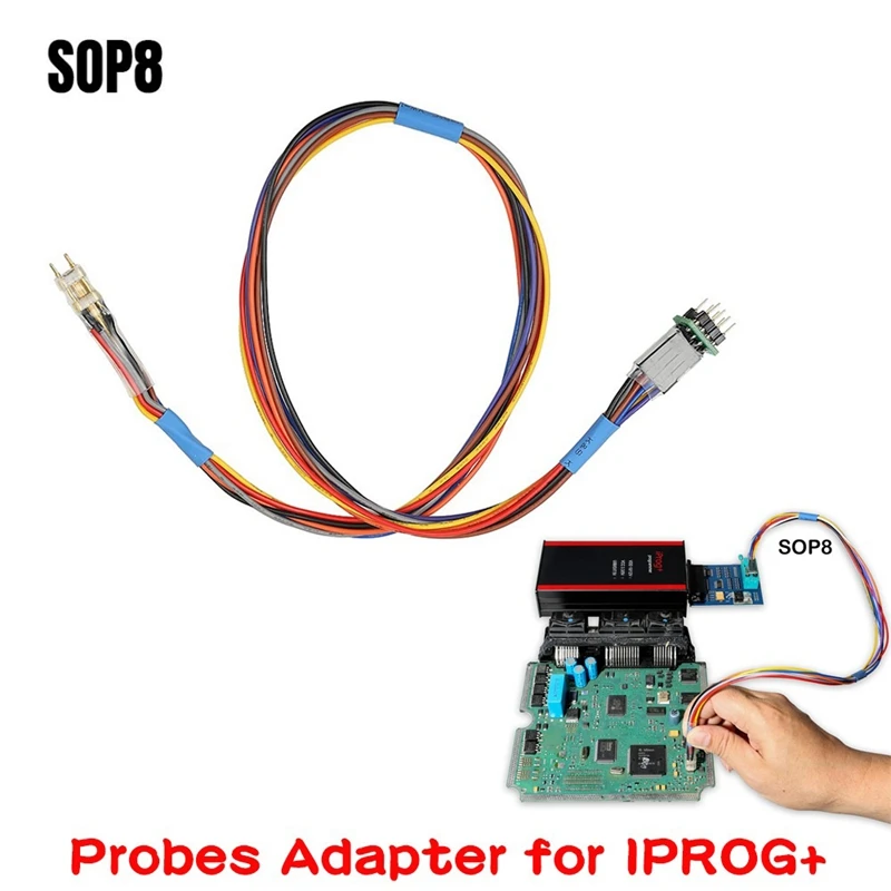 New Probes Cable Easily Work Without Soldering Pins Probe Adapters Works ECU For Xprog/Iprog In-Circuit ECU Cable