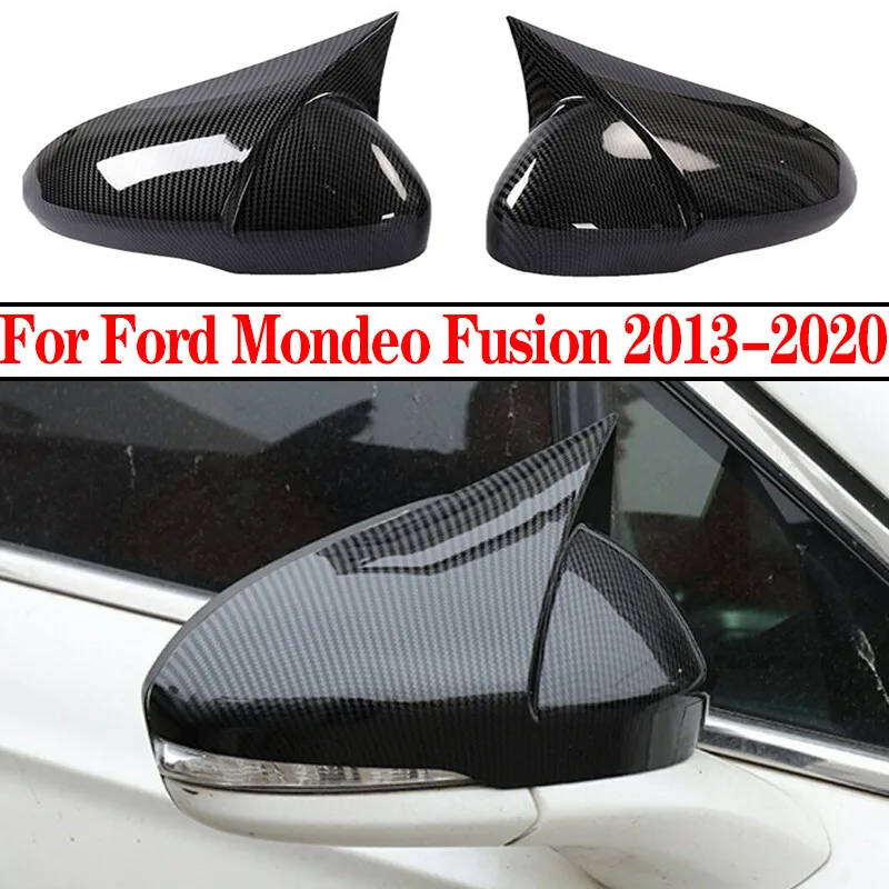 

Крышка бокового зеркала заднего вида из углеродного волокна для Ford Mondeo Fusion 2013-20