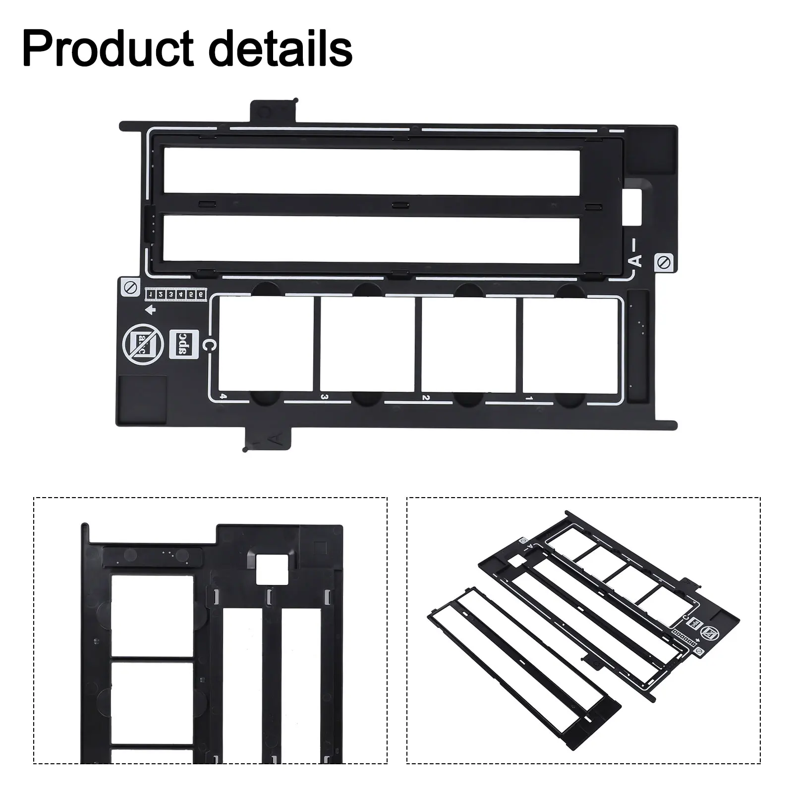 Negative Cover Guide Film Slide Holder Compatible Scanners High Reliability Quality Control Standards Photo Holder Assembly