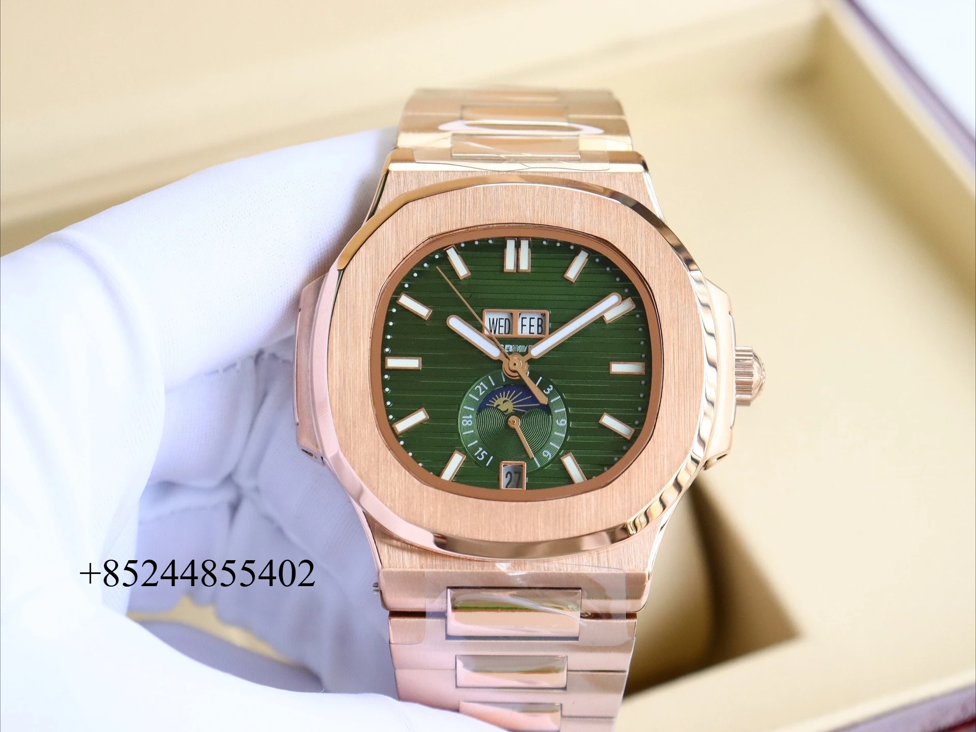 

Customizable Luxury Watch in 316L Steel Automatic Mechanical Movement Exquisite Heritage and Artisanal Dial
