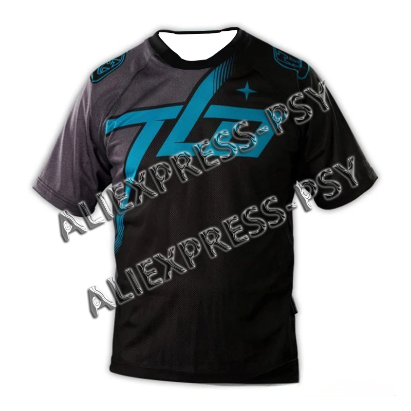 

24-25 Series Troy Lee Designs Shirt Motorcycle Racing Enthusiast T-shirt Men's and Women's Bicycle Outdoor Cycling Clothing