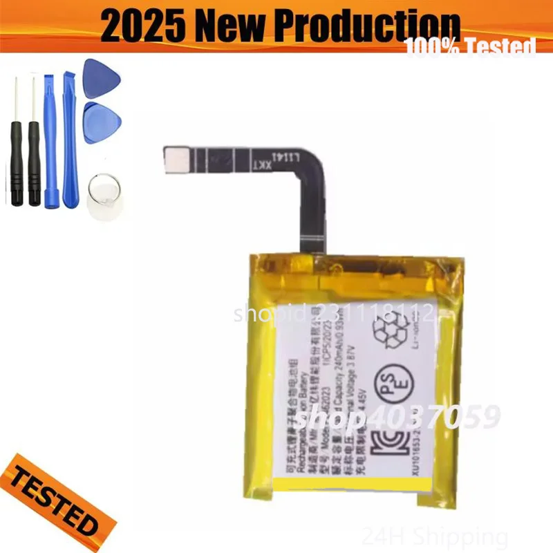 New New PL462023 Battery For Amazfit Gts 3 A2035 Smart Sports Watch 240mAh Bateria Replacement
