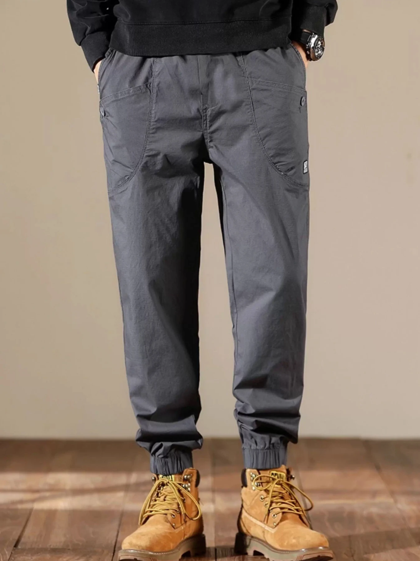 

Thin 2025 new outdoor sports paratrooper pants for men, straight leg casual work pants, assault pants for men, summer