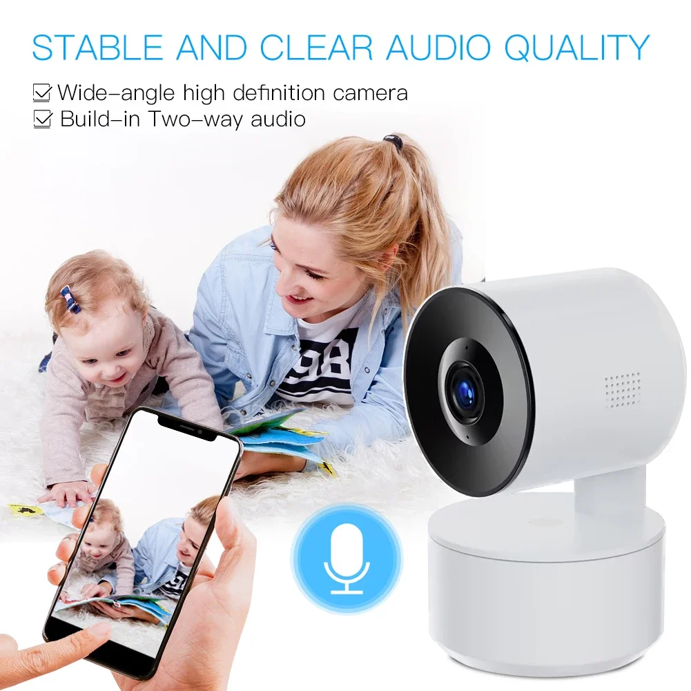 MOES Tuya PTZ WiFi IP Camera Smart Automatic Tracking 1080P Wireless Security Camera AI Human Detection Remote Control