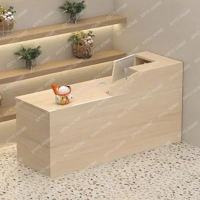 XX Beauty Salon Reception Desk Supermarket Modern Luxury Reception Desk Infodesk Front Store Work Furnitur