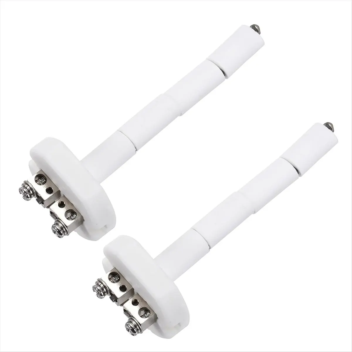MALL 2Pcs K Type Ceramic Kiln Furnace Probe Thermocouple Sensor for Muffle Furnace Oven, High Temperature 0-1300℃ 2.5x100mm