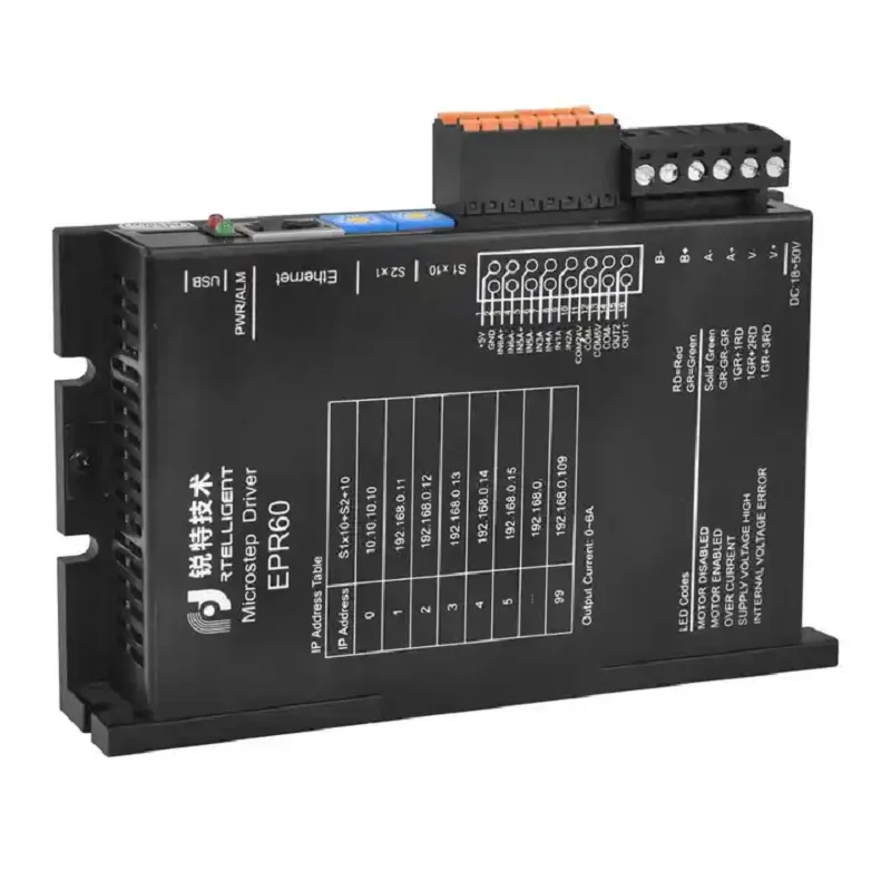 Imagem -05 - Open Loop Stepper Driver Nema23 24 Modbus Protocolo Tcp com Interface Ethernet Padrão Epr60