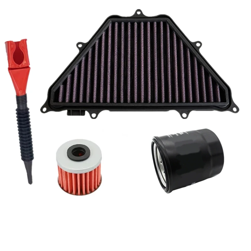 

Motorcycle High Flow Air Filter Transmission Filter Oil Filter For Honda X-ADV750 XADV750 2017 2018 2019 2020 Intake Cleaner