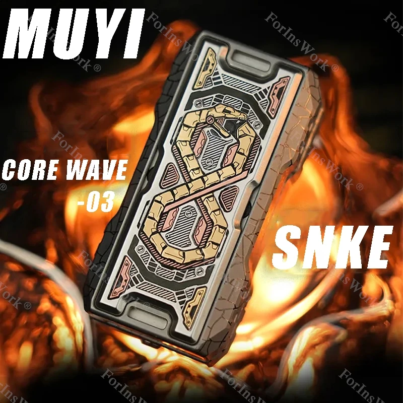 

MUYI SNAKE Core Wave 03 Mechanical Magnetic 3-in-1 Composite Push Slider EDC Decompression Toy