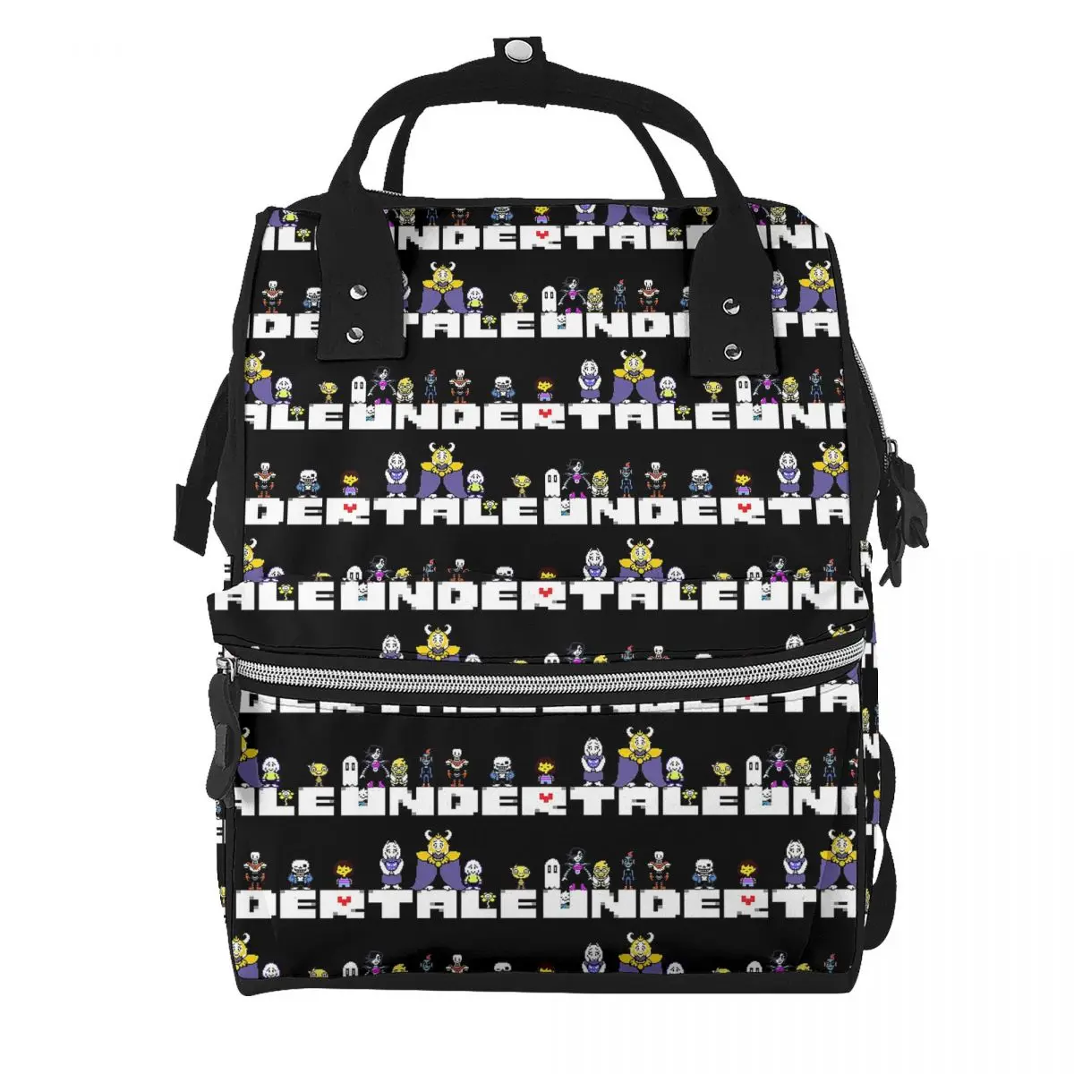 Graphic Video Game Undertale Monster Friend Student Backpack School Bag Hiking Travel Daypack for Men Women Bookbag