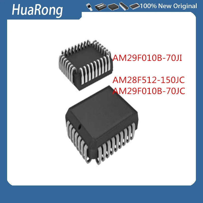 10Pcs/Lot  AM29F010B-70JI  AM29F010B-70JC   AM29F010B    AM28F512-150JC  AM28F512    PLCC32