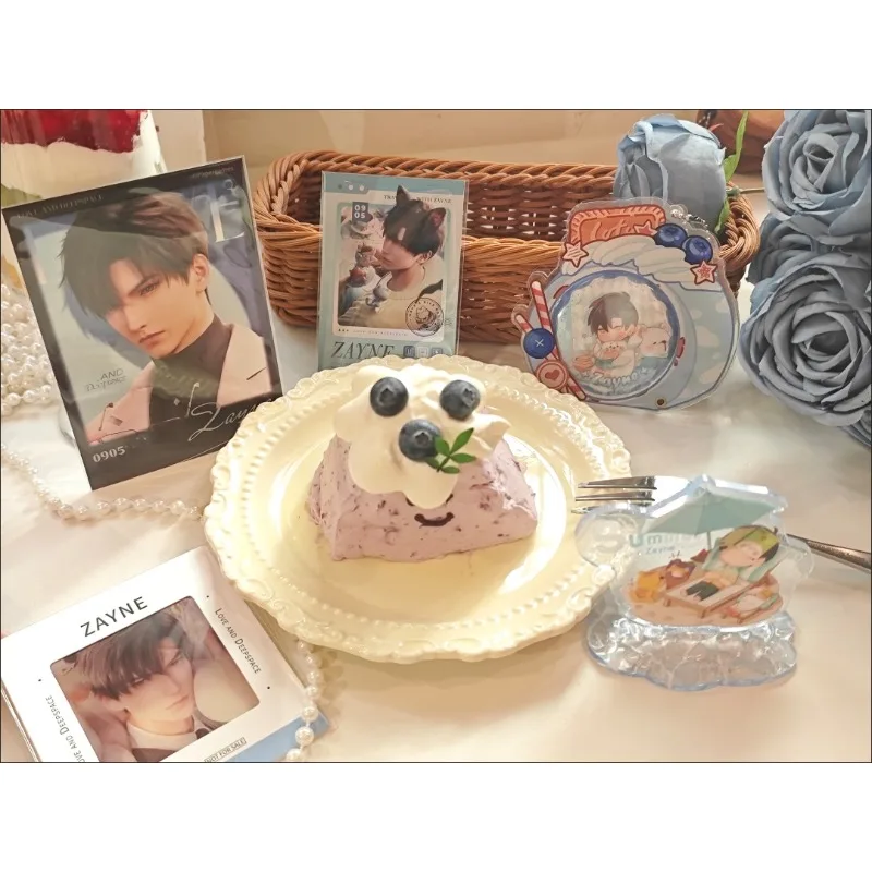 2025 الحب والمساحة العميقة حامل بطاقة الصور Xavier Zayne Rafayel ralayo Sylus 3 بوصة بطاقة عرض موقف سطح المكتب ديكور بطاقة كم #5