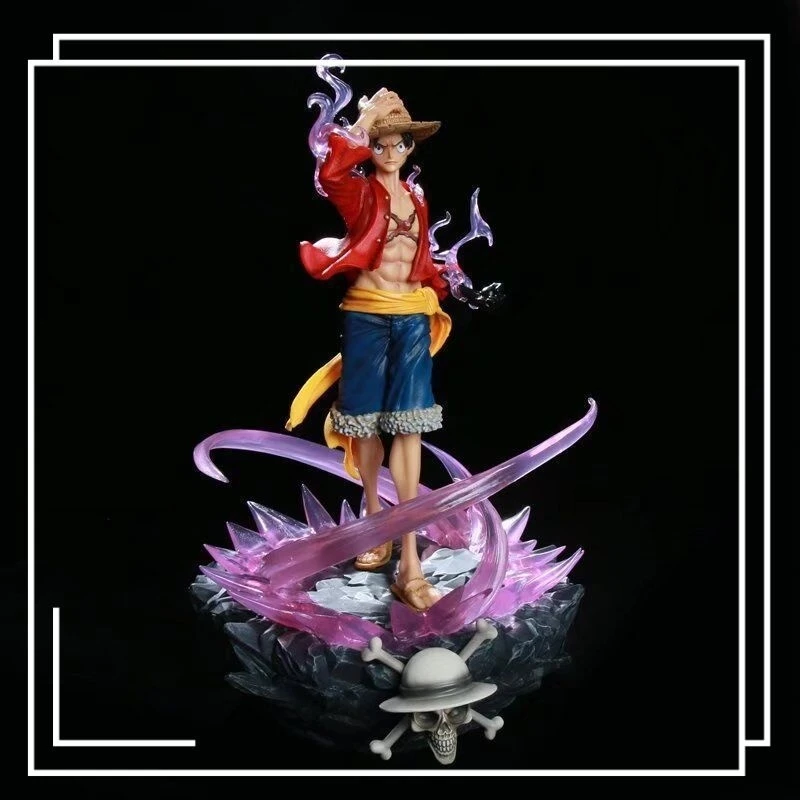 

Bandai One Piece GK Passion Luffy Three Powers Battle Scene Light Up Statue Аниме Фигурка Модель Коллекция