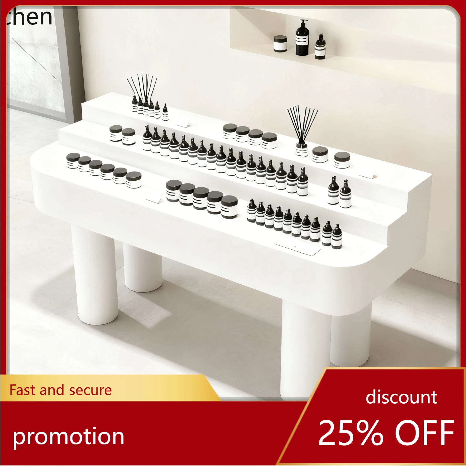 

ZML New Model Centerpiece Display Table Body Skincare Product Display Stand Trial Stand Display Rack
