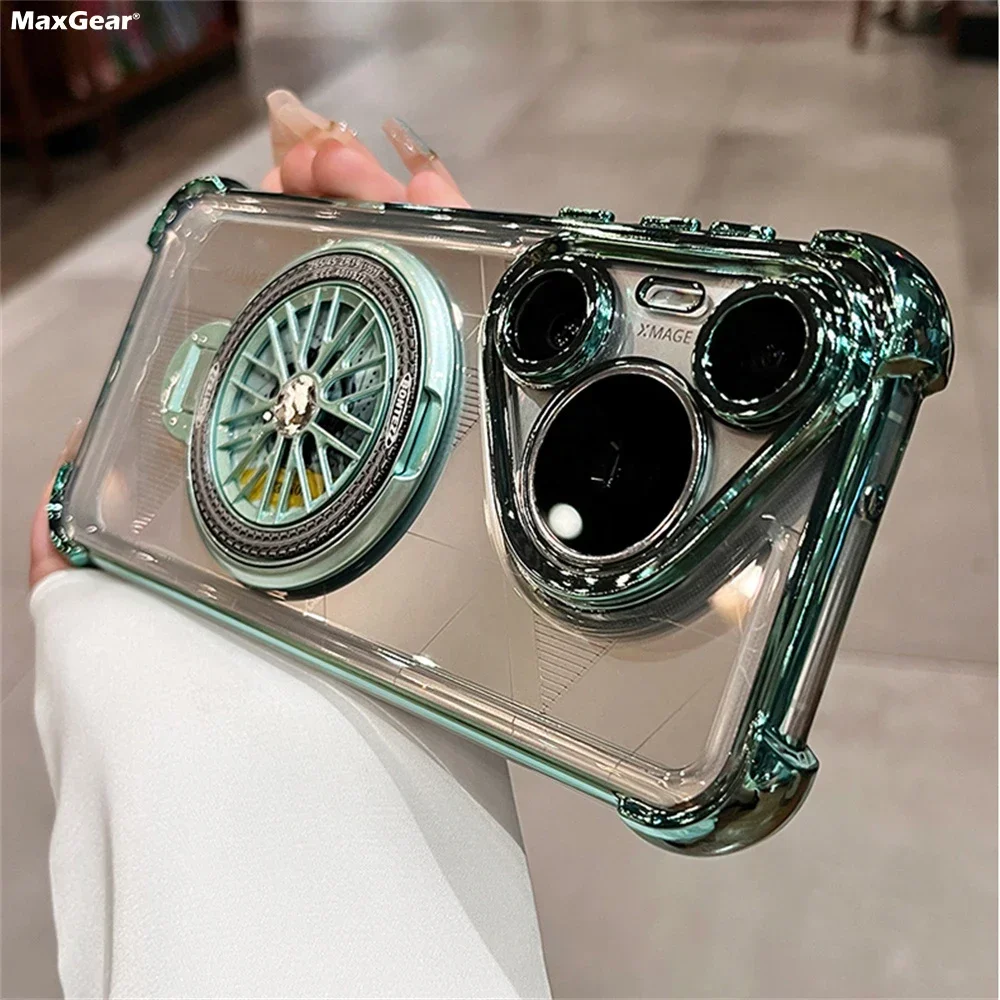 

Shockproof Gyroscope Magnetic Case For Huawei Pura 70 P70 P60 Pro Ultra Mate 60 50 Honor 100 90 Nova 12 11 Mate 60 50 40 Magic6