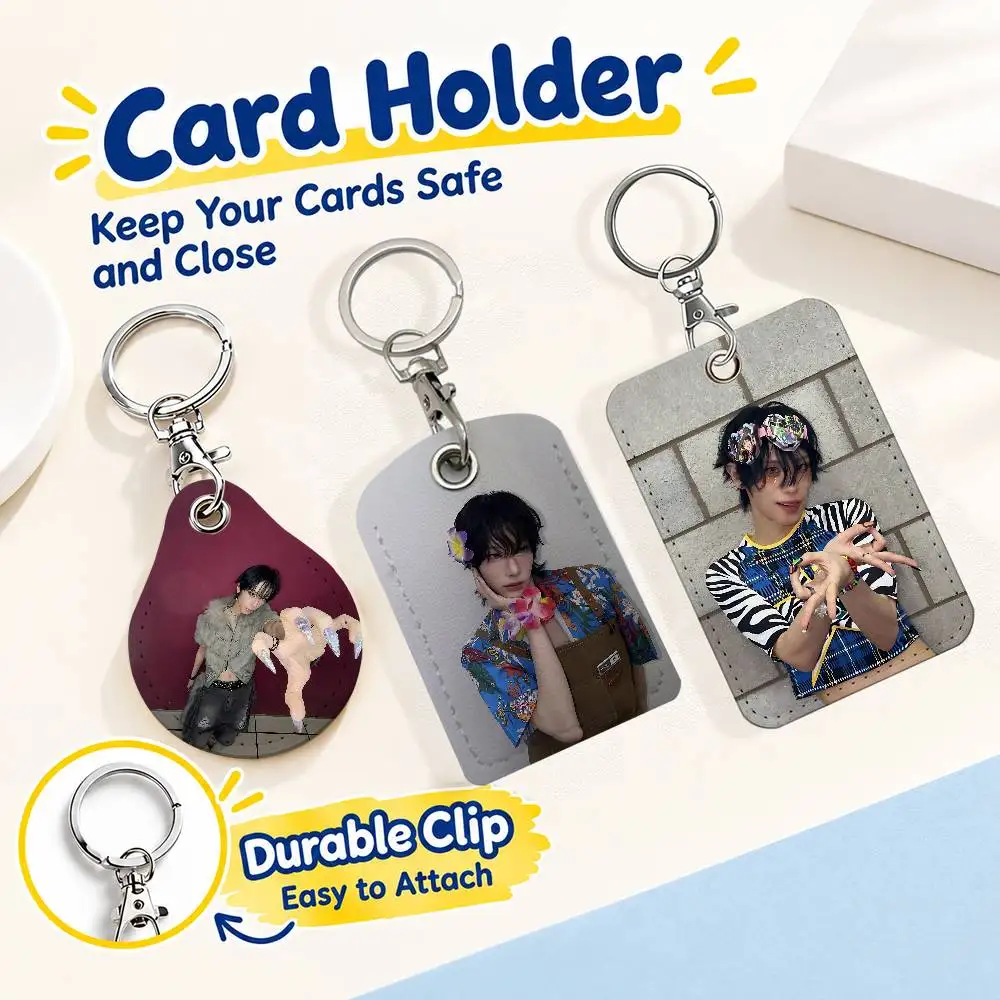 FOR Haru X-XLOV Card Holder Keychain Key Ring Door Lock Access Protective Case For Security Gift