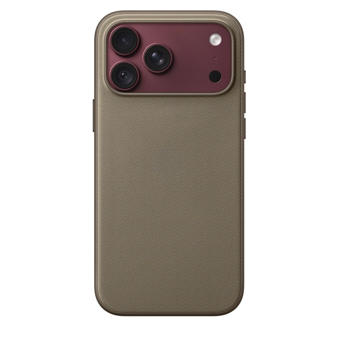 Technologiczne, tkane etui na telefon z magnetycznym zamknięciem, przeznaczone dla modelu 18 Pro Max. Zapewnia pełne ochronę aparatu, jest odporne na zarysowania, wykonane z tkaniny. Dostępne w wielu kolorach. — zdjęcie produktu 5