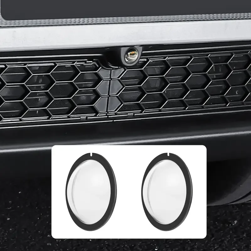 

2PCS Lens Protector Cover Kit (Transparent) For Cybertruck/Model Y Juniper/ Model S-PC Protective Guard Anti-Scratch Shield