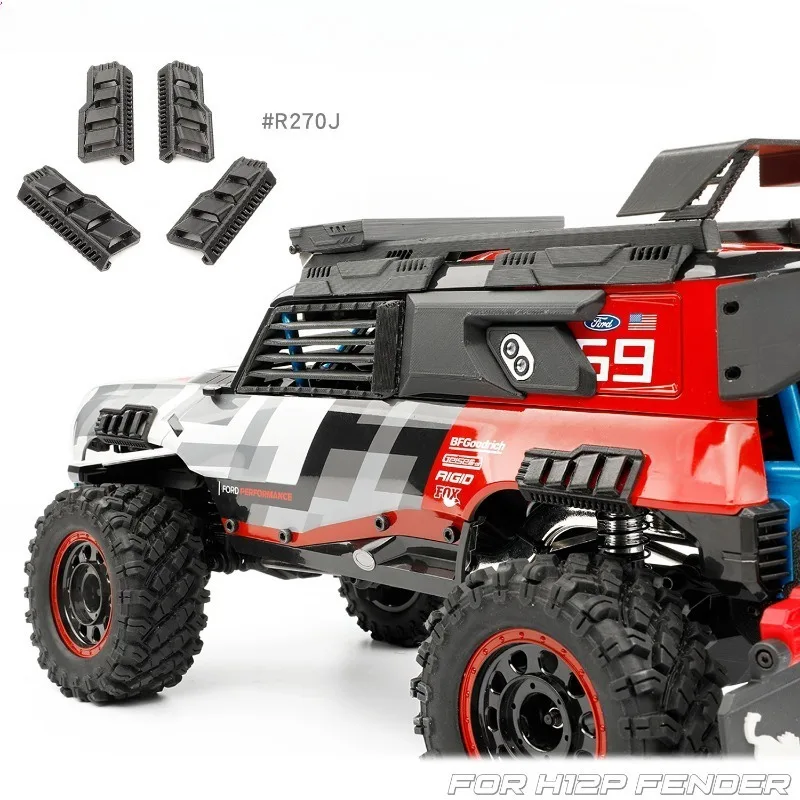 1/12 Scale RC Crawler Wheel Arch Guard Anti-Scratch Body Protection Simulation Modified UpgradeParts for RCOff-Road Climbing Car