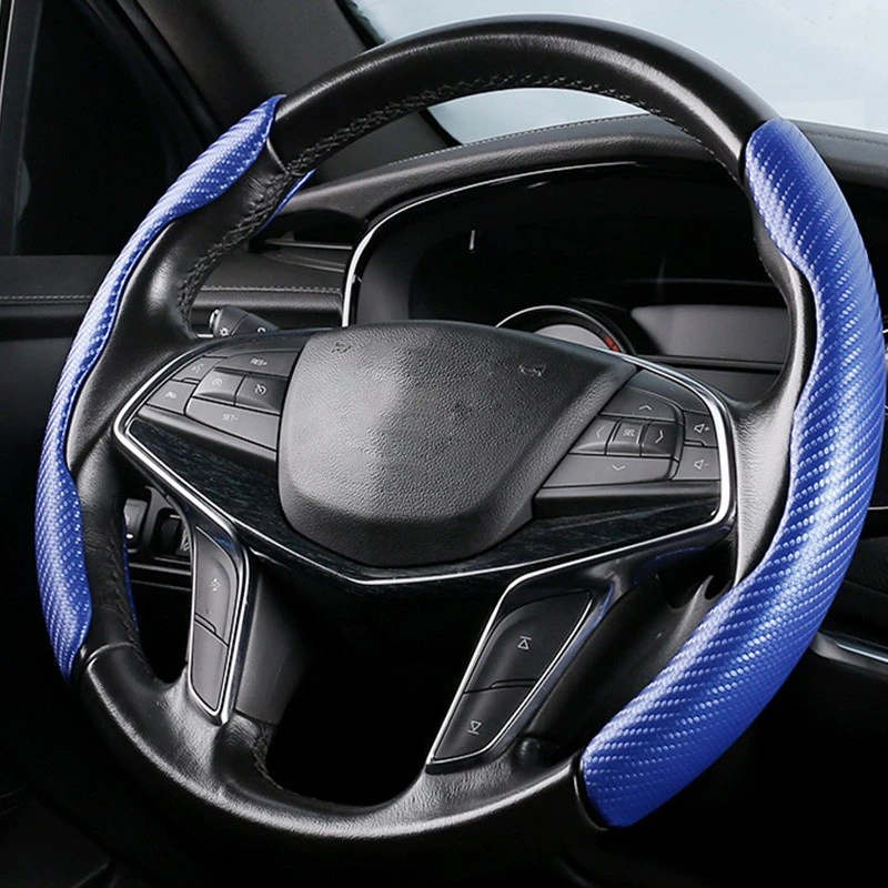 Anti Slip Car Steering Wheel Cover Carbon Fiber For Buick Encore GX Enclave Envision Concept Enclave Excelle GL6 GL8 Regal