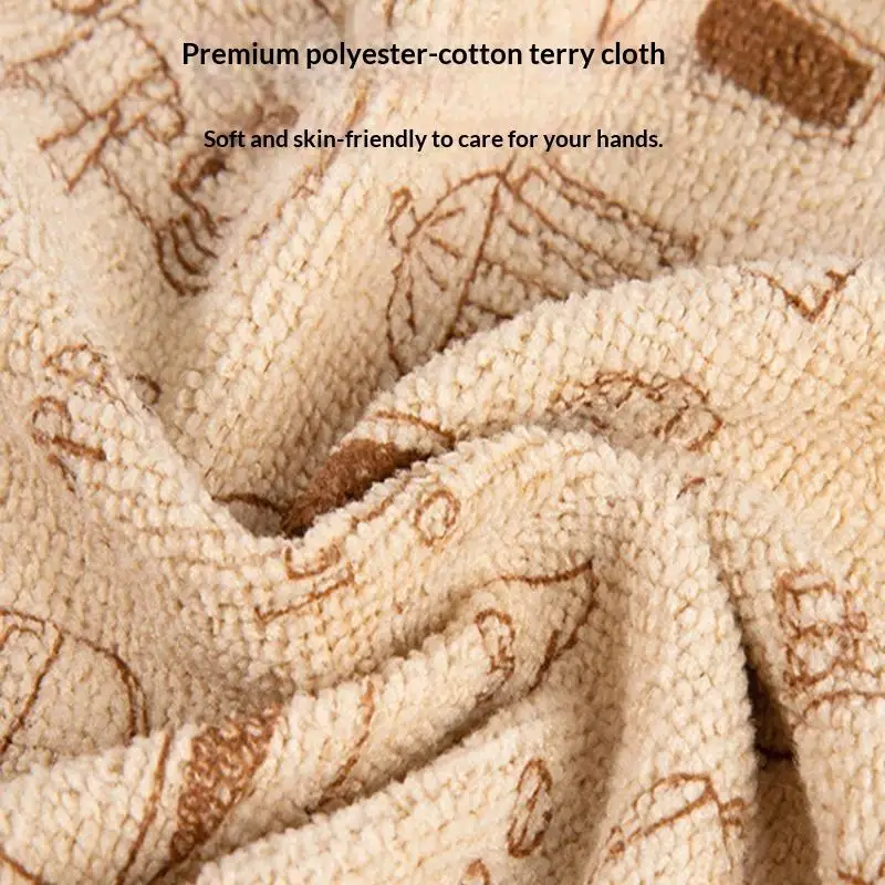Thickened Super Absorbent Microfiber Kitchen Cleaning Cloth 1Roll Tearable Non Stick Dish Towels