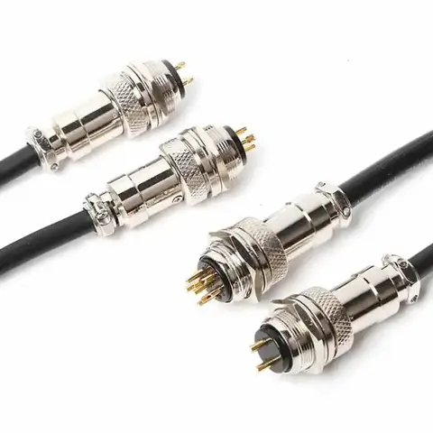 गोल्ड-प्लेटेड GX16 पिन AB रिवर्स्ड 2 3 4 5 6 7 8 पिन कनेक्टर केबल शुद्ध कॉपर 6MF GX16F एविएशन प्लग सॉकेट 0.3-3M वायर के साथ 6 best sales सोने की पिन - №1