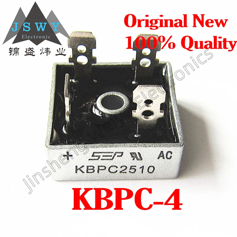 

(10/50PCS) KBPC2510 KBPC-4/1000V25A/rectifier bridge chip/new original stock/fast delivery/electronic original