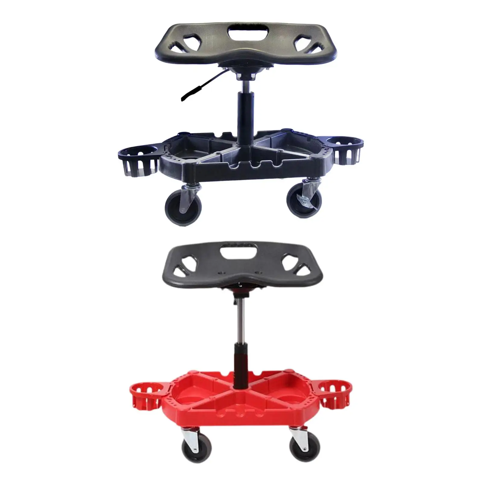 Rolling Garage Stool with Casters for Auto Repair Shop Car Detailing Chair