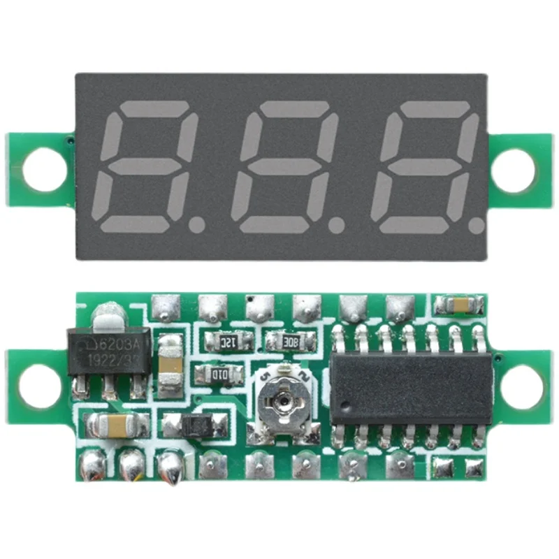 0.36 Inch 0.28 Two-wire Three-wire Voltmeter Digital DC Meter Head Variable Quantity Display Digital Display Module