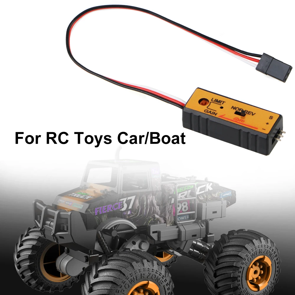 For RC Remote Controller 4.8V-6V 10mA Drift Drive 2- Axes Gyroscope for RC Toys Car/Boat Apply to Receiver Mini Gyro Module