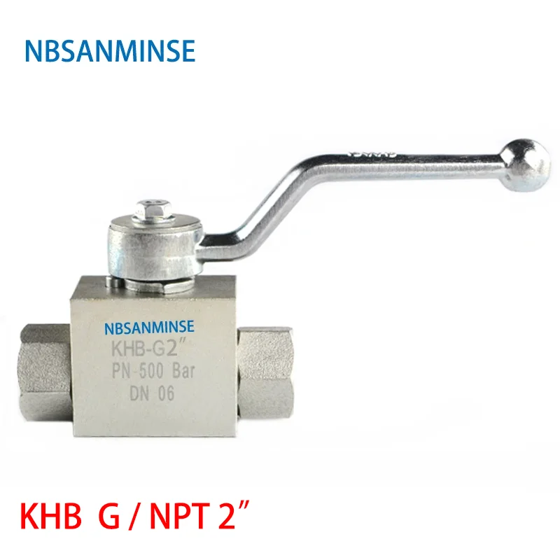 

Hydraulic High Pressure Ball Valve 31.5Mpa KHB G / NPT 2 Manual Valve Industry Valve NBSANMINSE