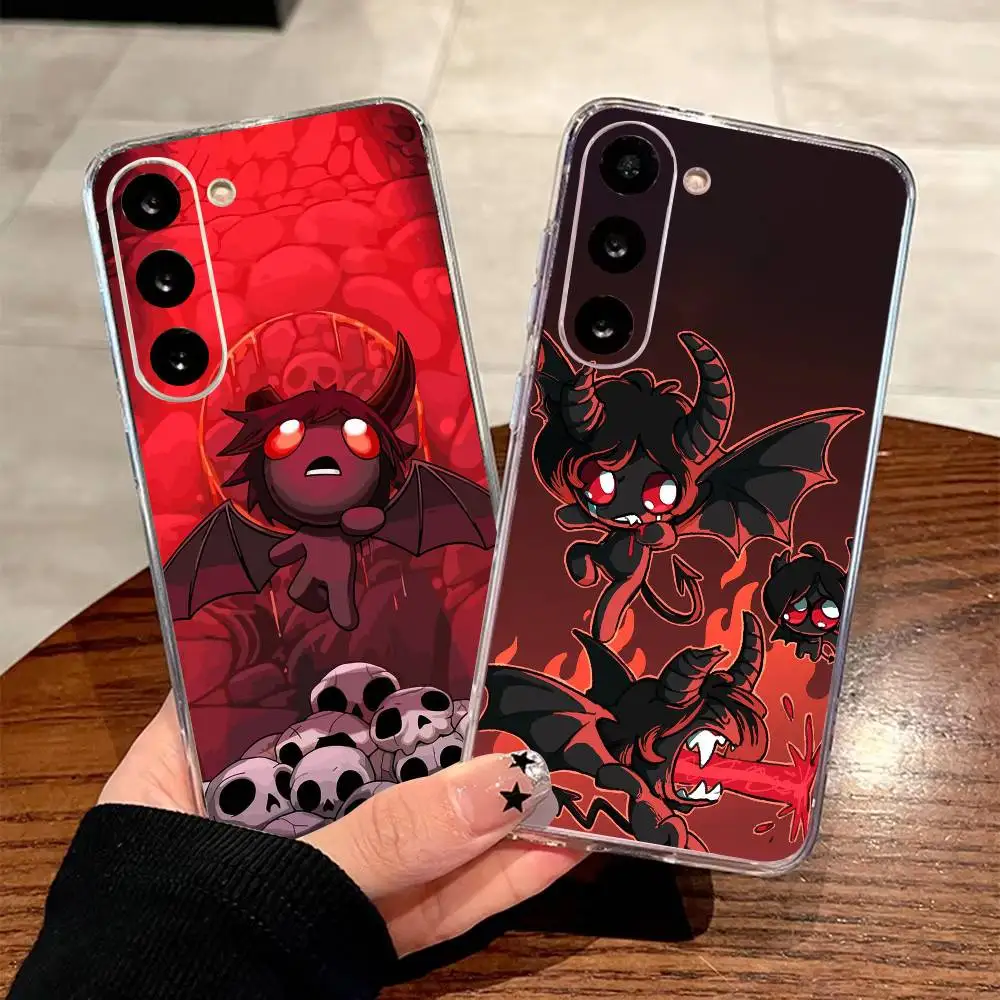 I-Isaac T-The Binding of Isaac  Phone Case For Samsung A05 A54 A34 A24 A14 Cover Transparent Silicone Phone Cover
