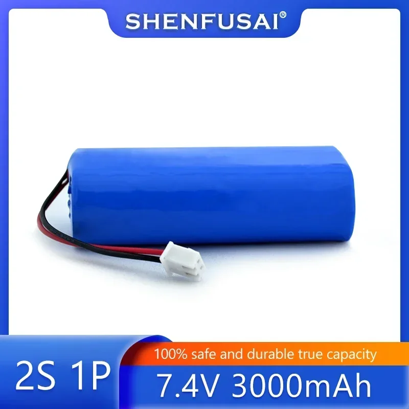 7.4V 2S1P 18650 rechargeable lithium battery Suitable for projectors, speakers, wireless monitoring, toy accessories