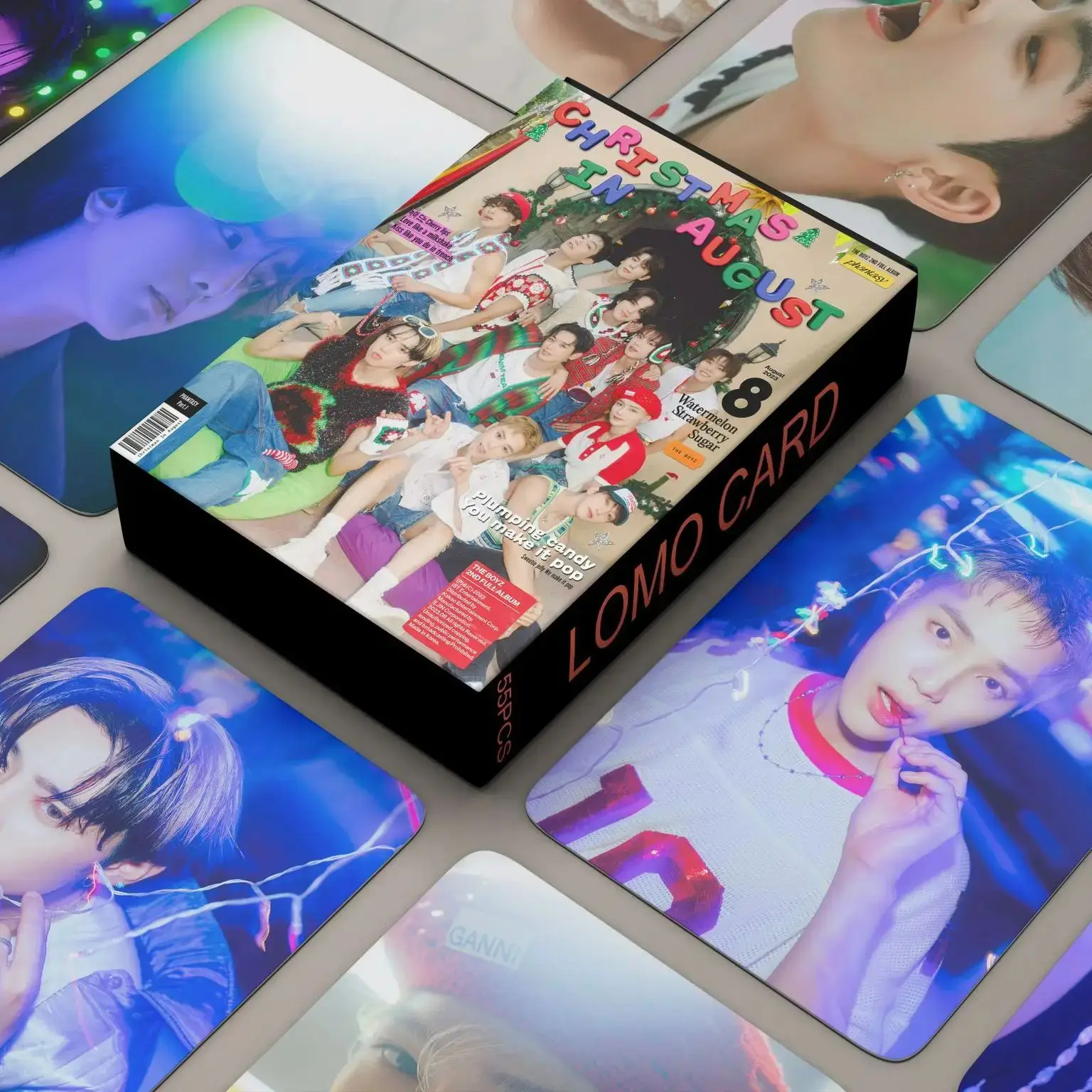 55pcs Kpop THEBOYZ Lomo Cards PHANTASY Photocard Album Photo Print Cards Set Fans Collection