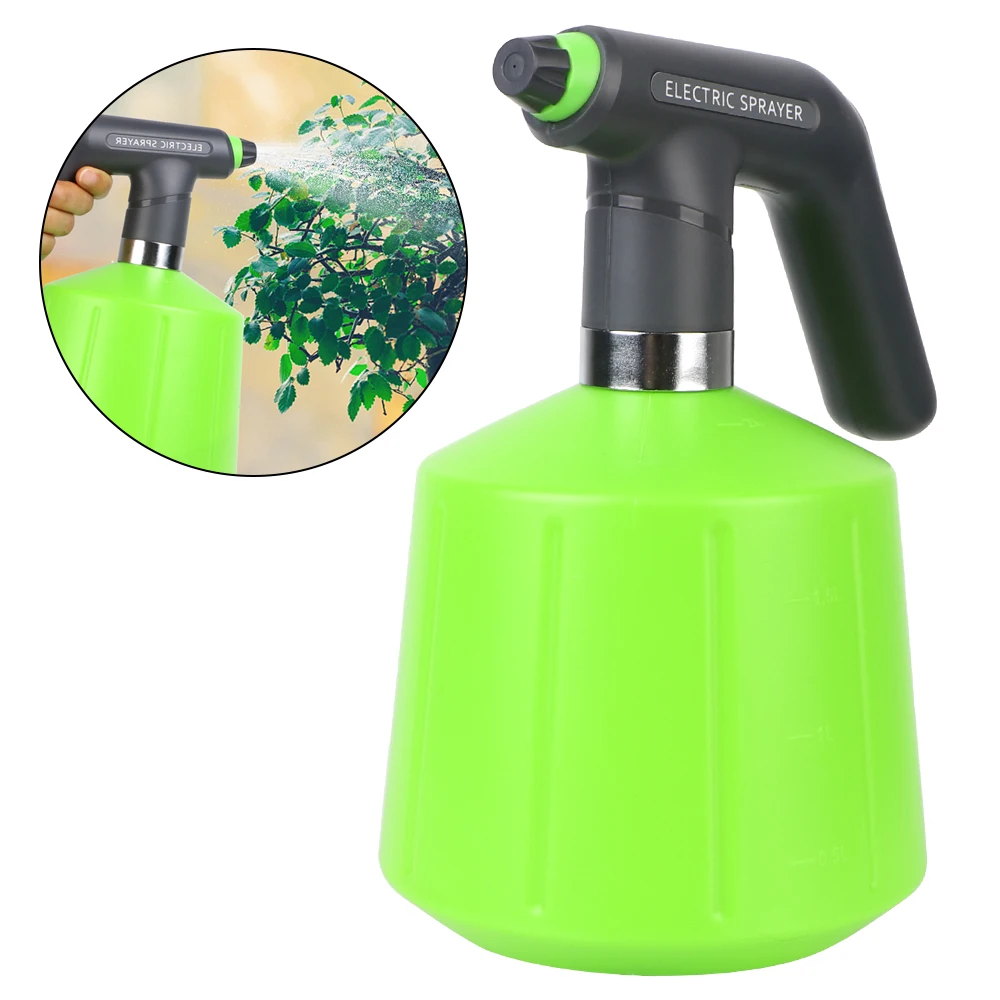 

Plant Mist Spray Bottle Gardening Fogger Electric Water Sprayer Automatic Garden Watering Can Sterilization Car Wash Tool 2L