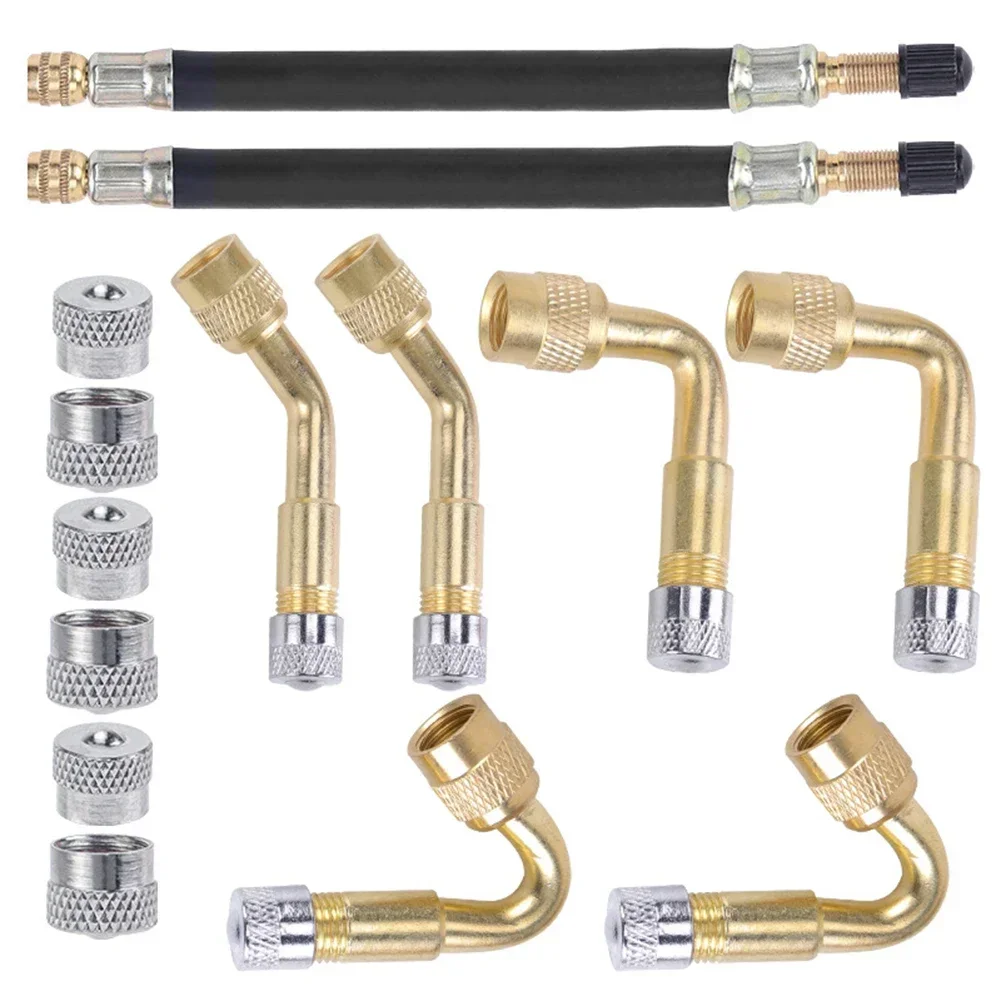 

Nozzle Extension Rod Inflator Connector Tube Bicycle Valve Adapter High Quality Suitable For Various Valves Types Brand New